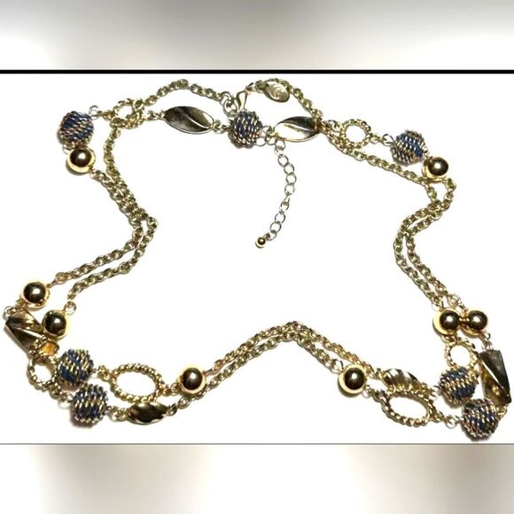 Necklace SIGNED CHARMING CHARLIE Gold Tone Chain 24" - Picture 1 of 1